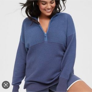 American Eagle Outfitters | Tops | Offline By Aerie Home Stretch Quarter Zip  Sweater | Poshmark
